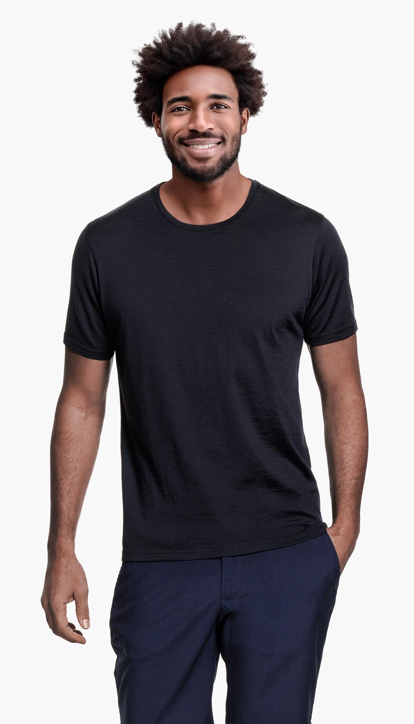 T-shirts men in 30+ colors from 100% merino wool