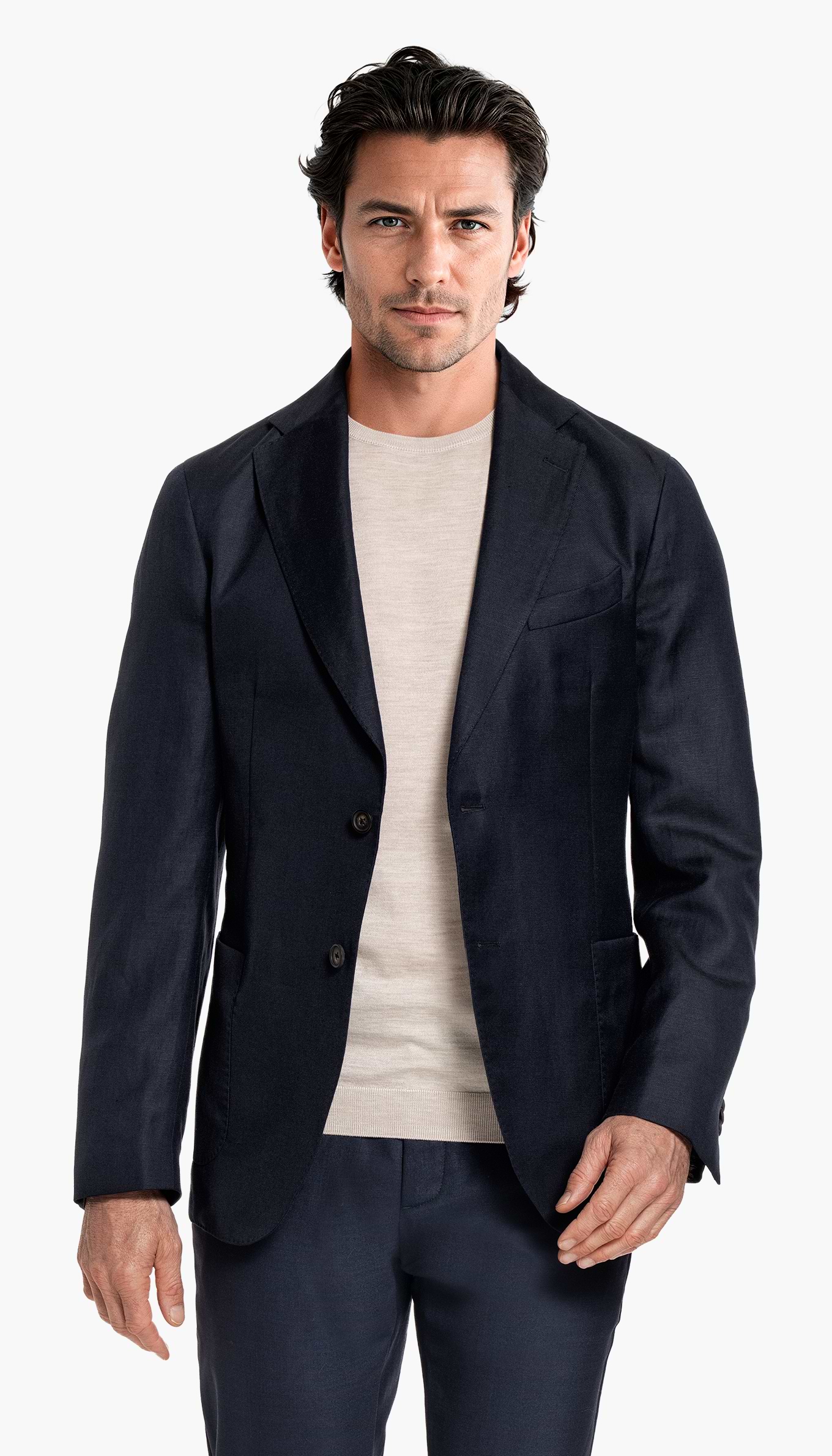 Wool Linen Blazer