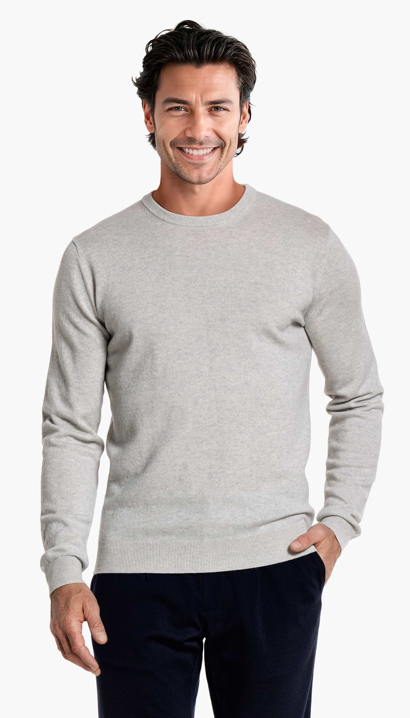 Blue Label Merino Cashmere Crew