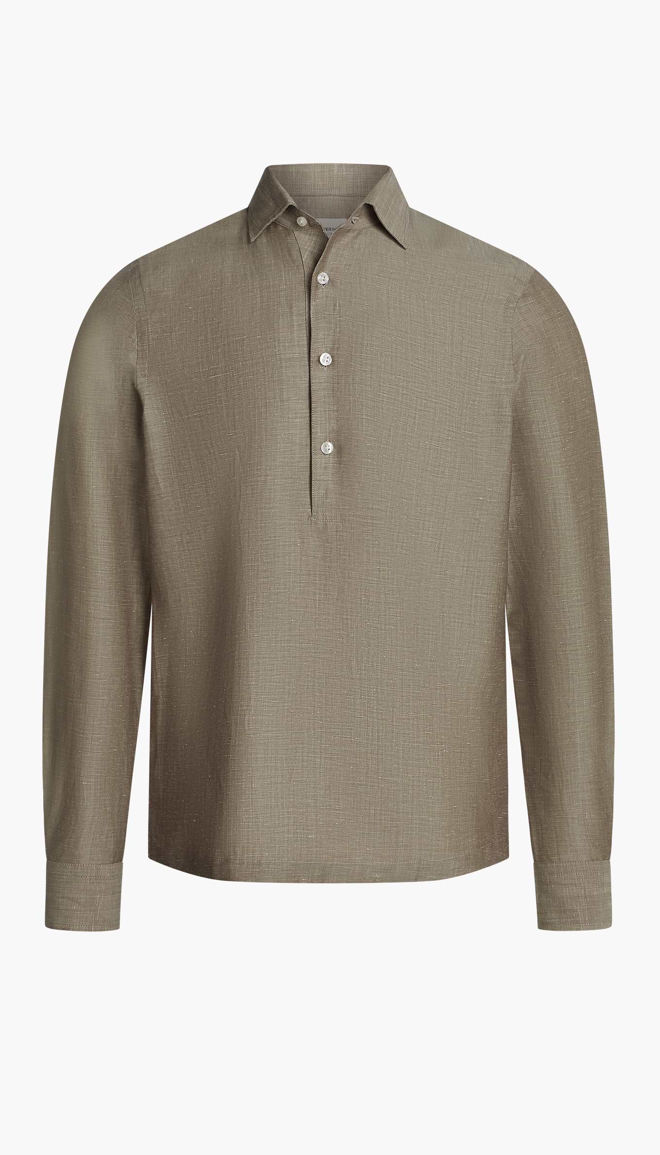 Wool Linen Shirt Popover thumbnail