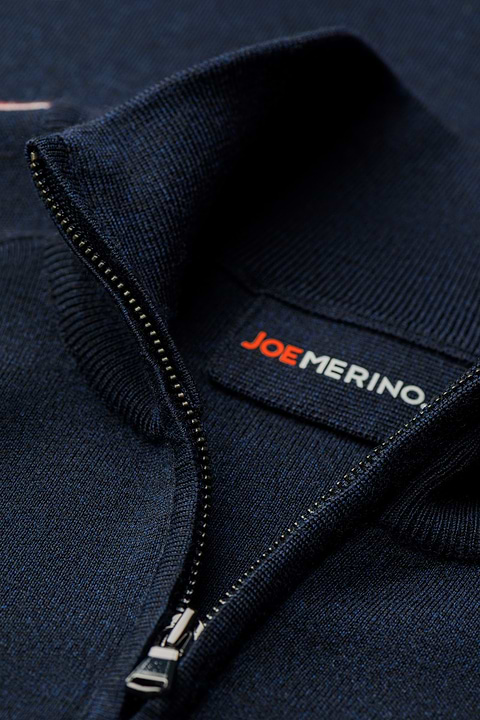 Alpine Zip Double Stripe True Navy - Base Image