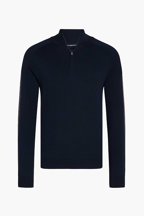 Alpine Zip Double Stripe True Navy - Base Image
