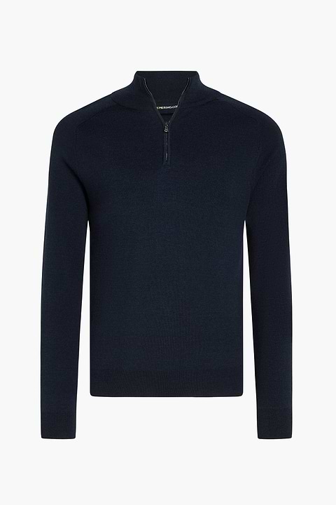 Alpine Zip Stripe True Navy - Base Image