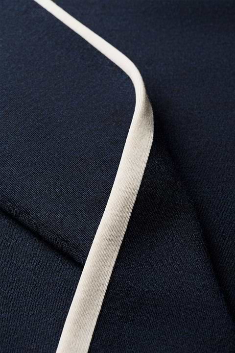 Alpine Zip Stripe True Navy - Base Image