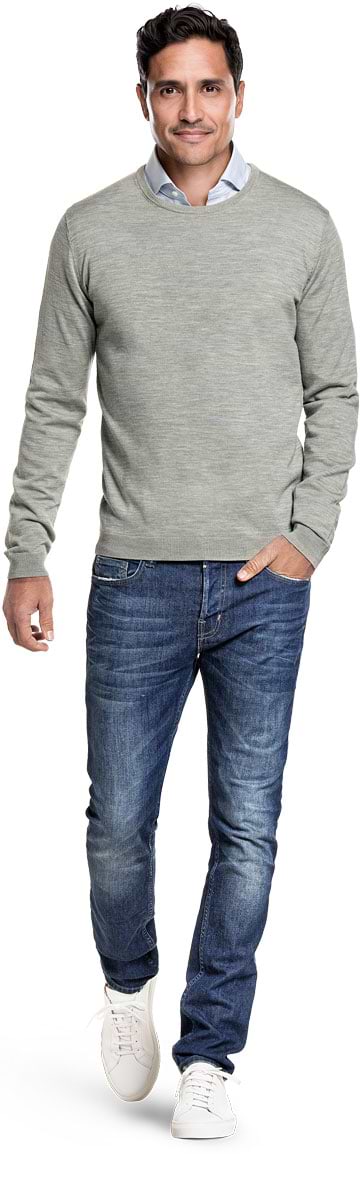 Classic Crew Hazy Green