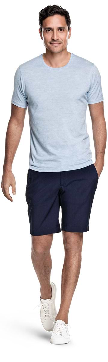 Joe Shirt Round Neck Blue Argentina