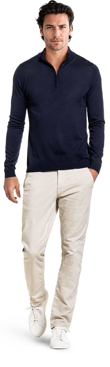 Blue Label Zip Navy Blue