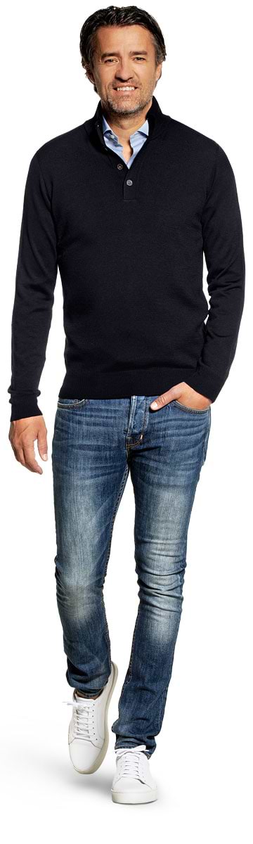 Joe Button 3D Very Dark Navy