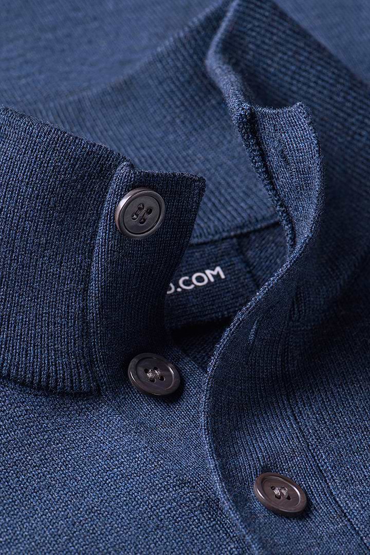 Button Easy Fit Summernight Navy - Base Image