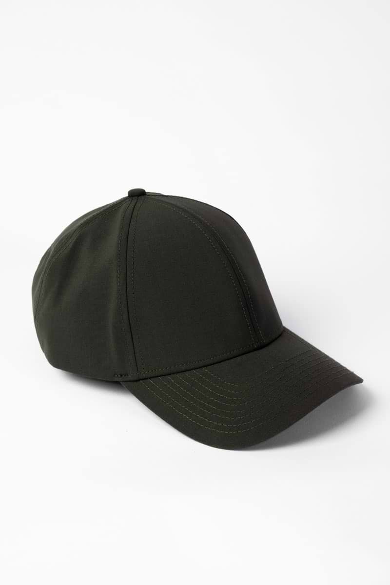 Rain Baseball Cap Kaki Grey