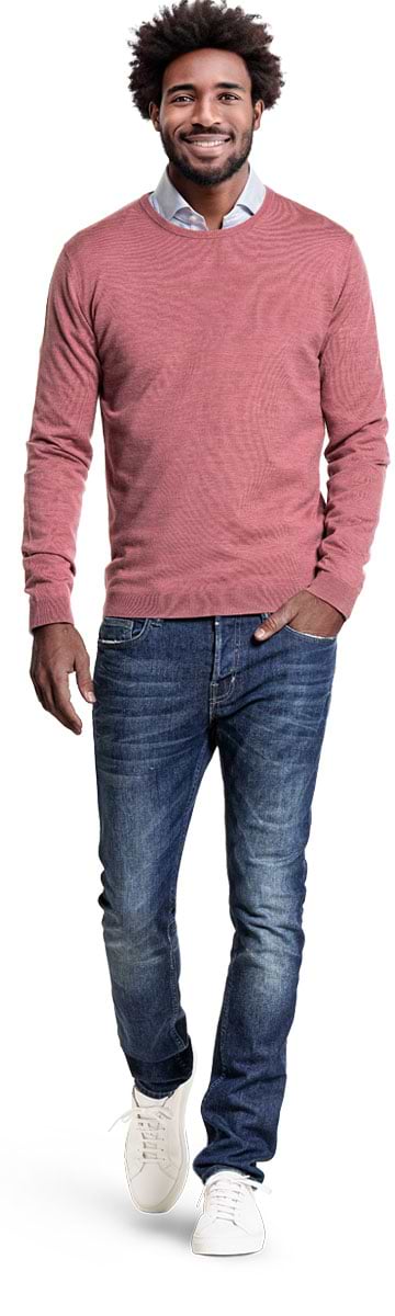 Classic Crew Peruvian Pink