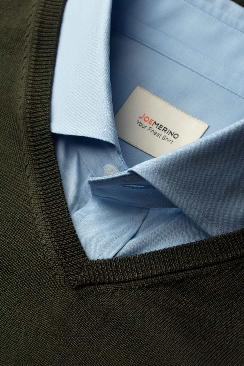 Joe V-Neck Classy Moss