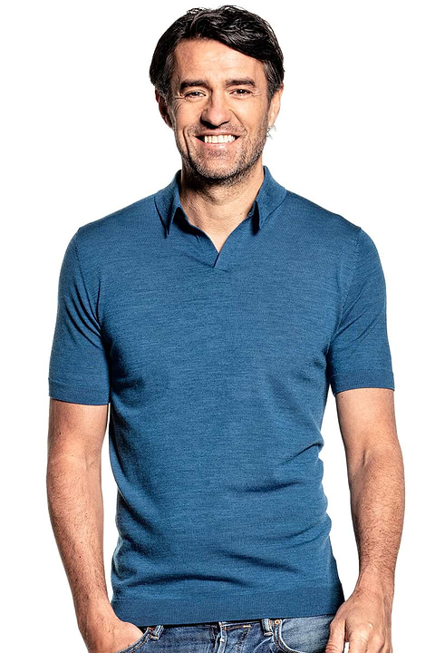 Joe Riva Short Sleeve Federal Blue - Base Image