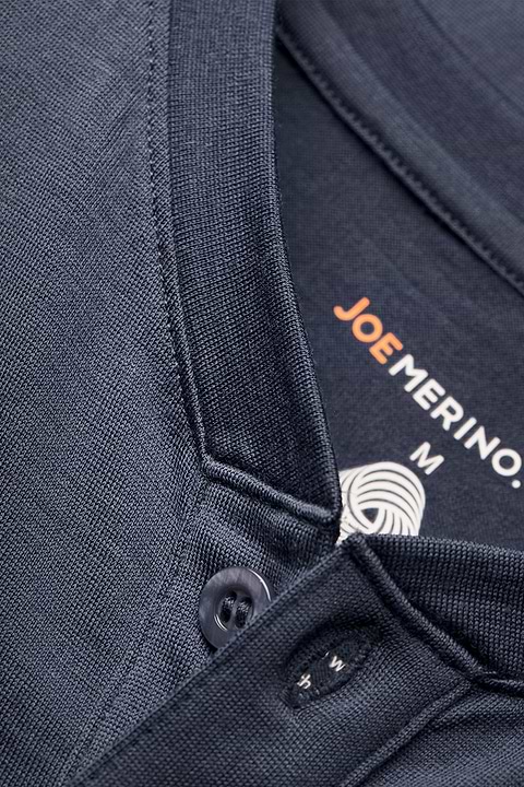 Shirt Henley Long Sleeve Dark Steel  - Base Image