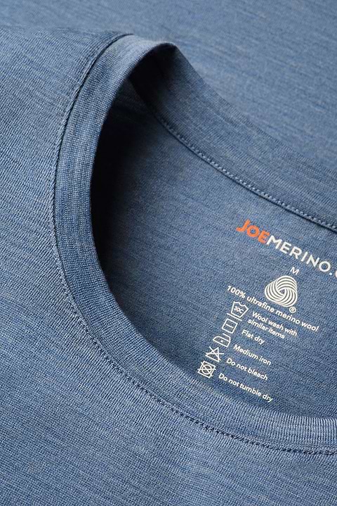 Shirt Round Neck Ice Blue - Base Image