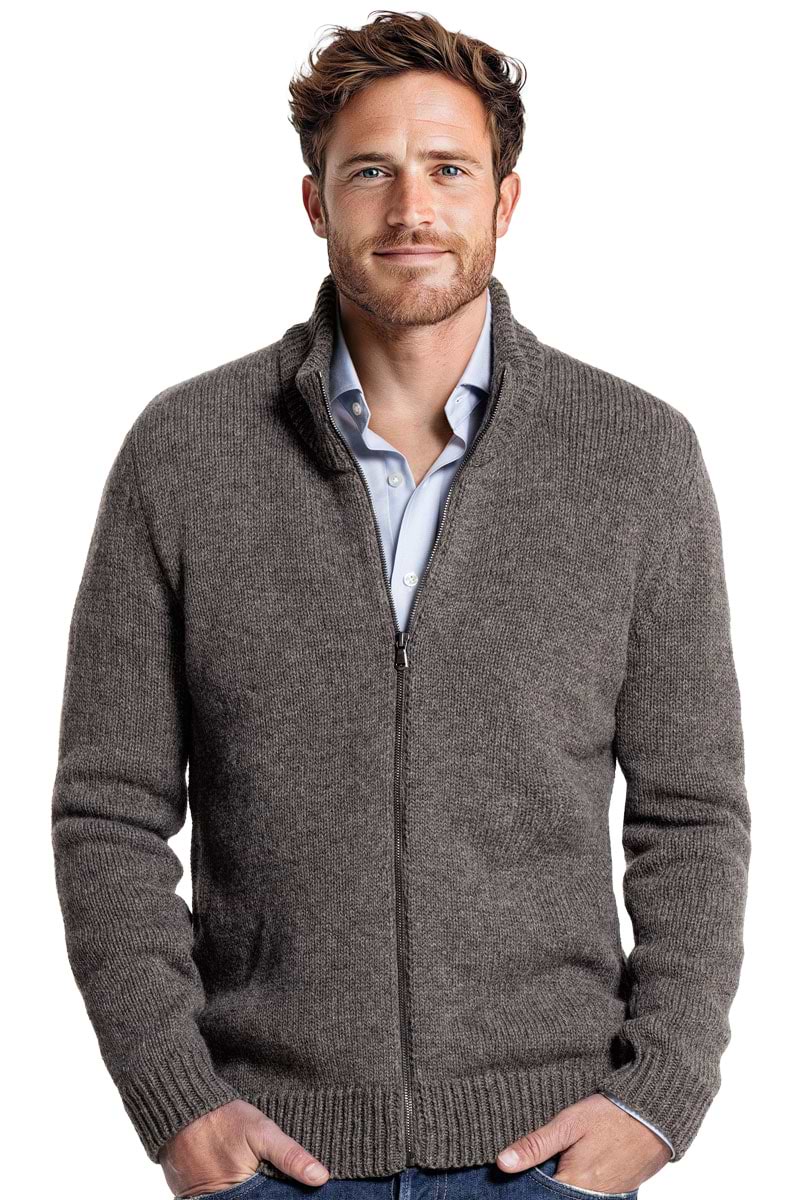 Jan Merino Vest Taupe
