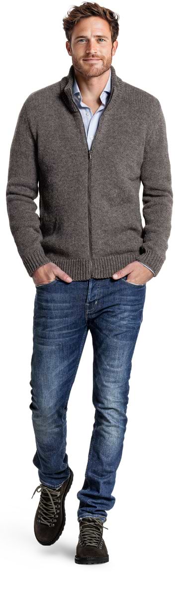 Jan Merino Vest Taupe
