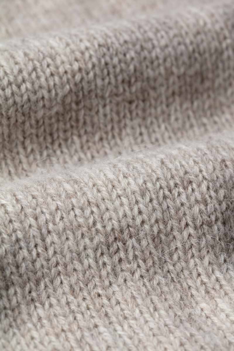 Jan Merino Vest Naturel Ongeverfd