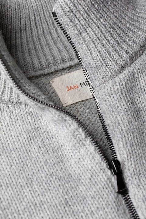 Jan Merino Vest Lichtgrijs - Base Image