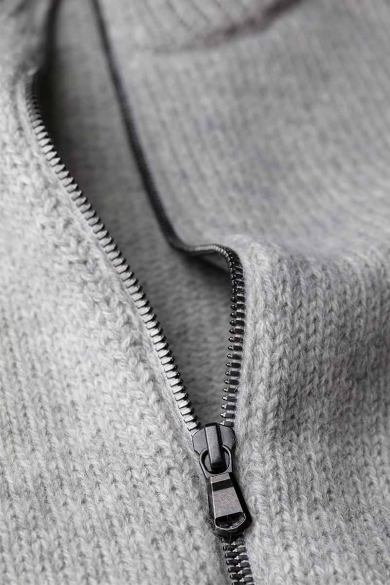 Jan Merino Vest Lichtgrijs