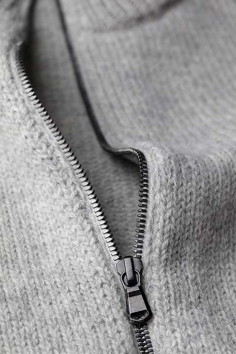 Jan Merino Vest Lichtgrijs - Base Image