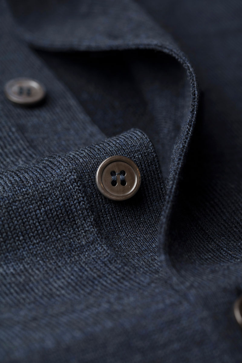 Vest Button Easy Fit Blue Whale