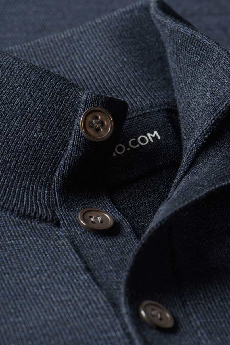 Vest Button Easy Fit Blue Whale