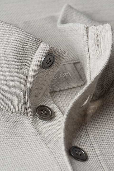 Vest Button 3D Dover Grey - Base Image