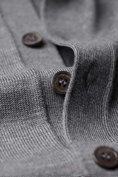 Vest Button 3D Harvard Grey - Base Image
