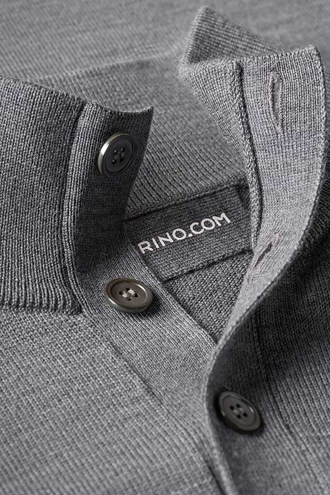 Vest Button 3D Harvard Grey - Base Image