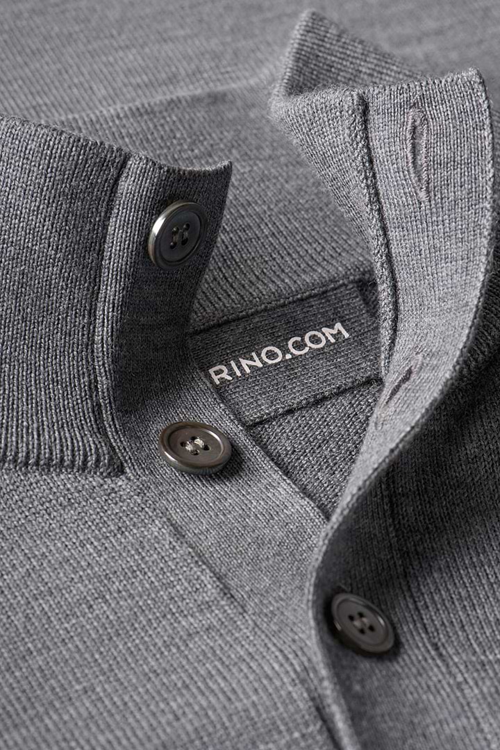 Vest Button Easy Fit Harvard Grey - Base Image