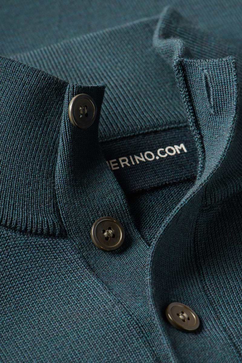 Vest Button Easy Fit Proud Peacock