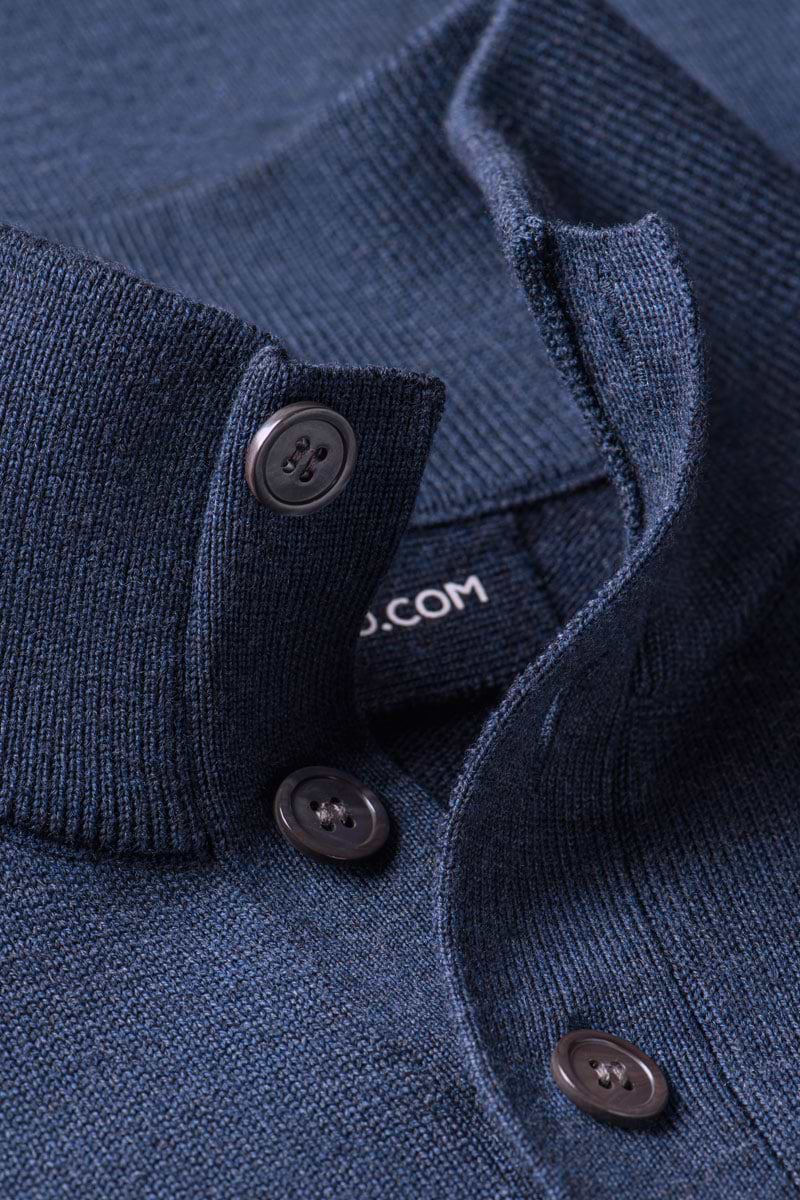Vest Button Easy Fit Summernight Navy