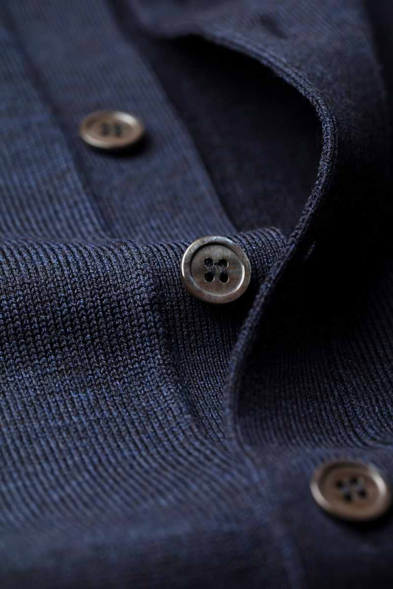 Vest Button 3D True Navy
