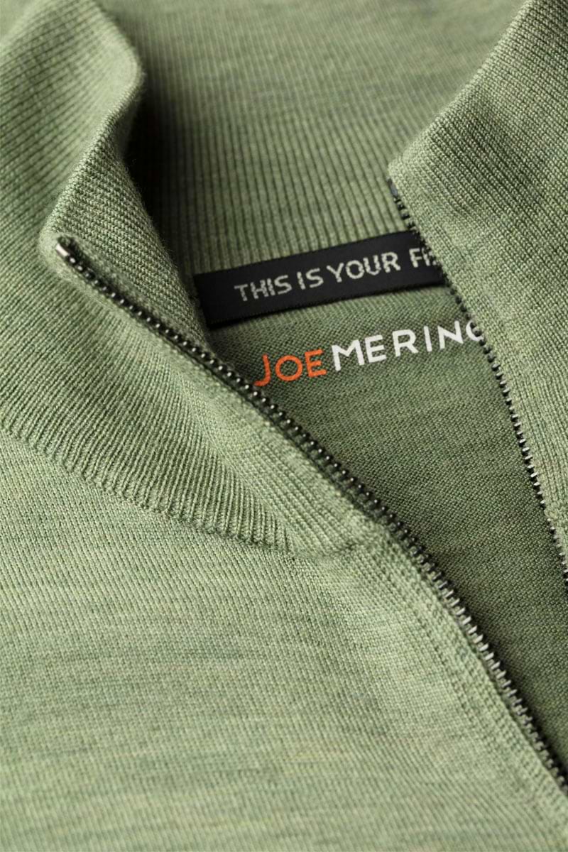 Joe Riva Cardigan Zip Agave Green
