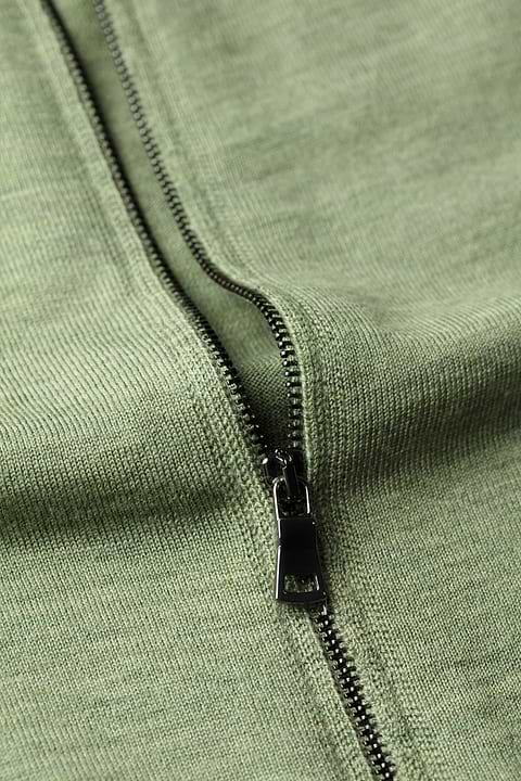 Joe Riva Cardigan Zip Agave Green - Base Image