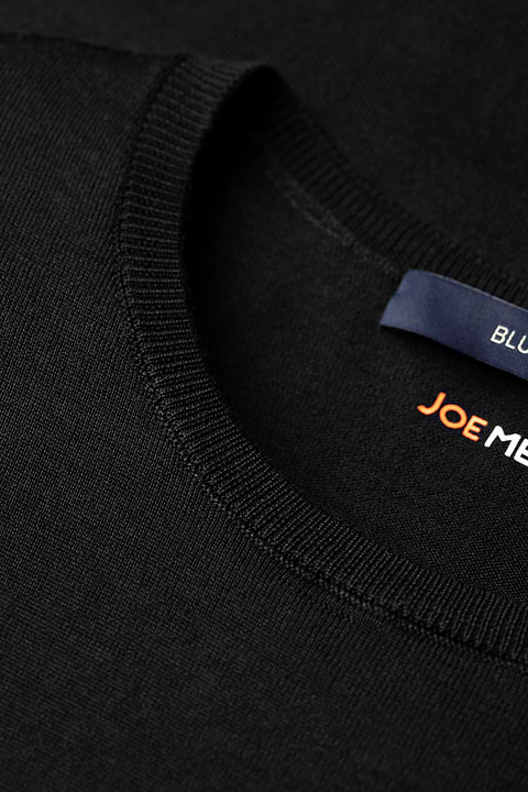 Blue Label Classic Crew Deep Black - Base Image