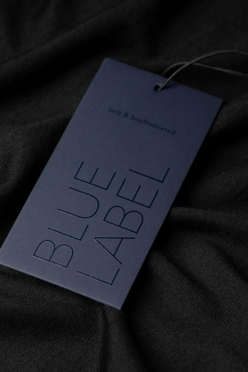 Blue Label Classic Crew Deep Black