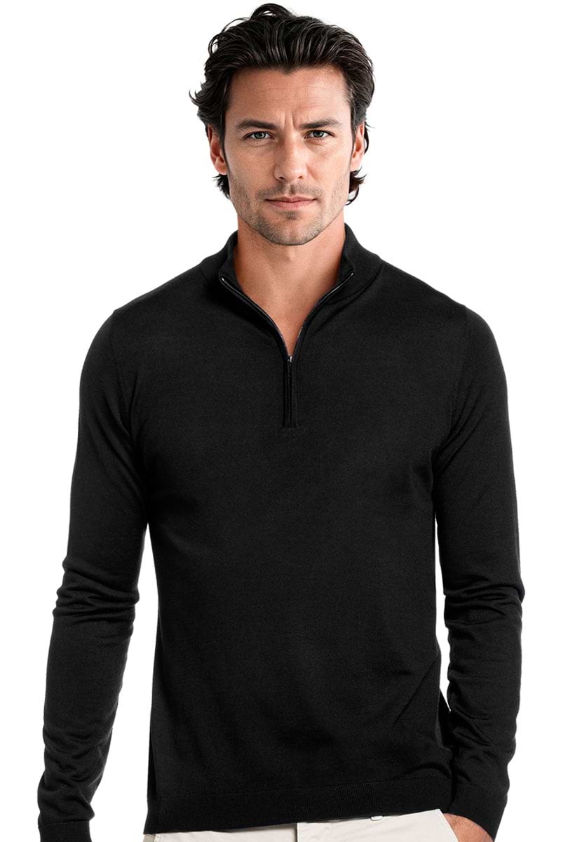 Blue Label Zip Deep Black
