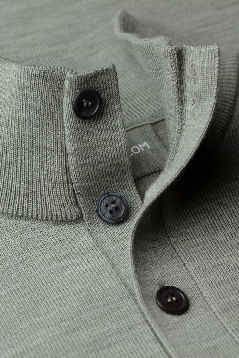 Vest Button 3D Hazy Green