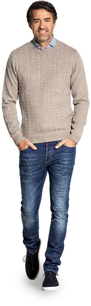 Joe Cable Undyed Latte