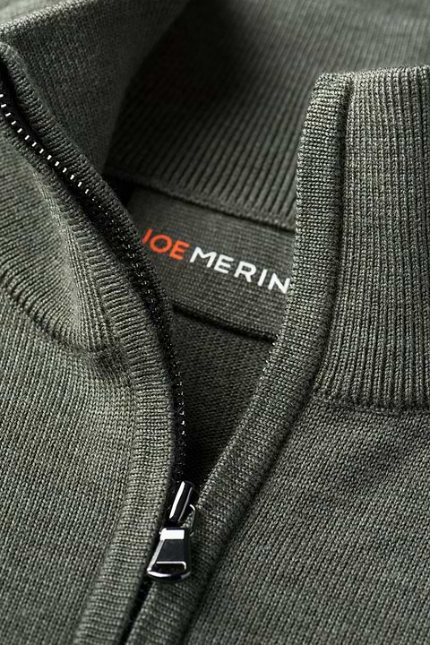 Joe Cardigan 2-Way Zip Million Dollar Green - Base Image