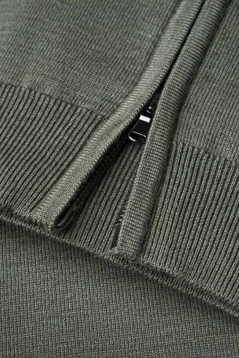 Joe Cardigan 2-Way Zip Million Dollar Green