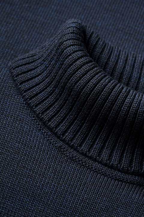 Col Neck True Navy - Base Image