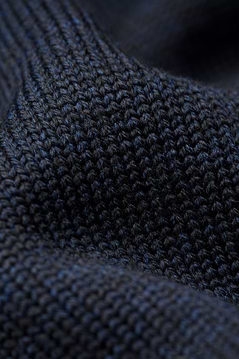 Col Neck True Navy - Base Image