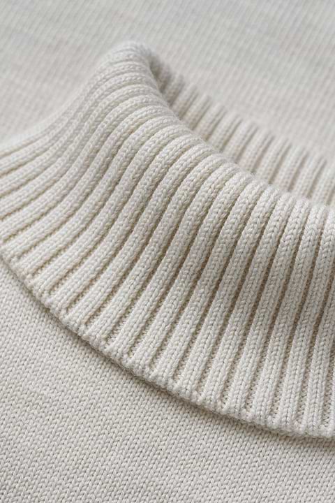 Col Neck Wool White - Base Image
