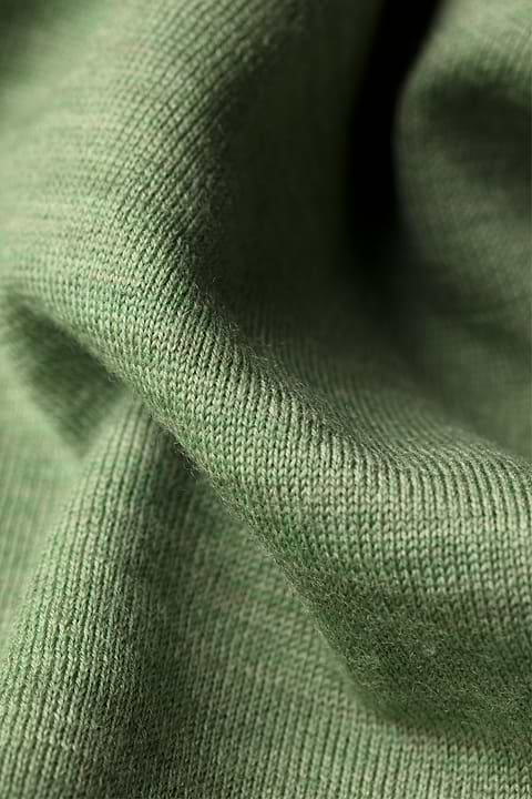 Joe V-neck Extra Long Olive Green  - Base Image