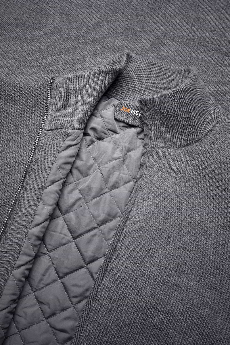 Joe Jacket Extra Long Harvard Grey 