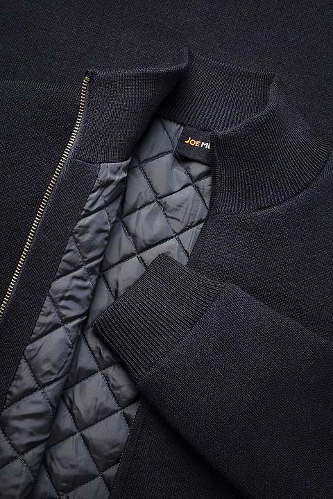 Joe Jacket Extra Long True Navy - Base Image