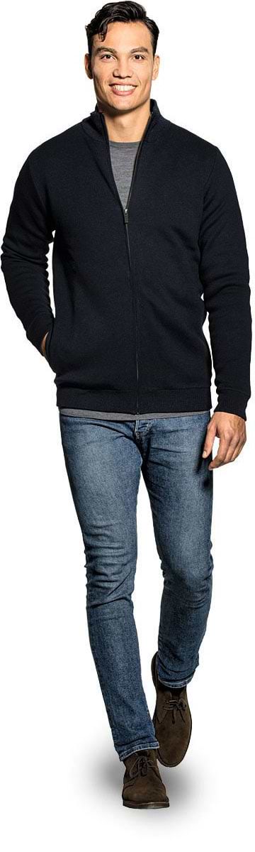 Joe Jacket Extra Long Very Dark Navy